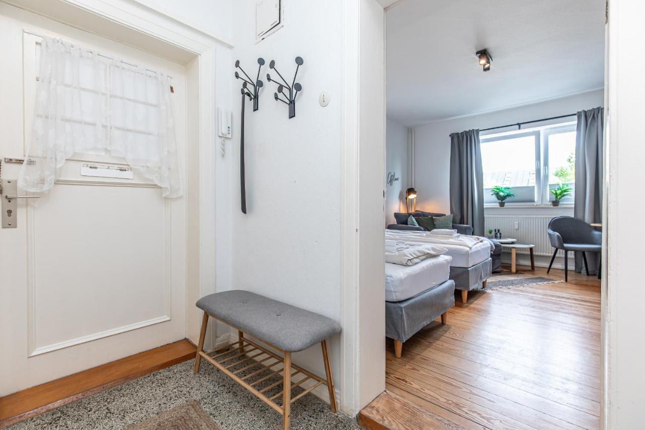 Fewo1846 - Kommood - Zentral Gelegenes Studio-Apartment Mit Balkon Im Hochparterre Flensburg Zewnętrze zdjęcie