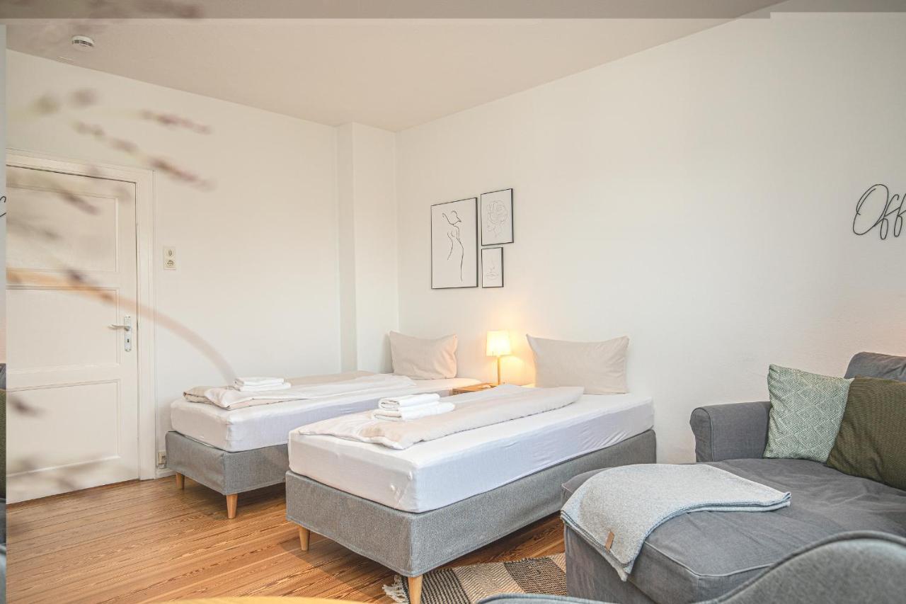 Fewo1846 - Kommood - Zentral Gelegenes Studio-Apartment Mit Balkon Im Hochparterre Flensburg Zewnętrze zdjęcie